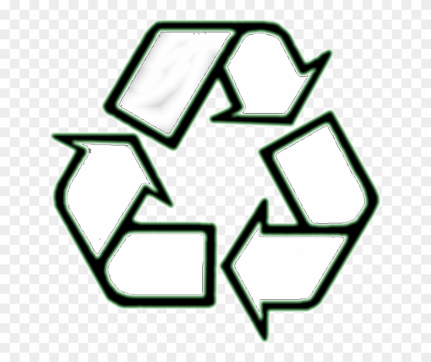 How To Draw The Recycle Sign Clipart