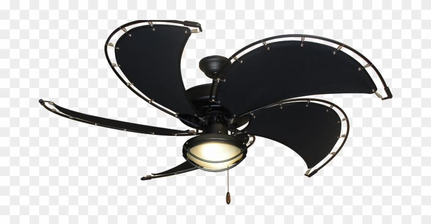 Unique Ceiling Fan Low Profile Black Clipart 2587845 Pinclipart