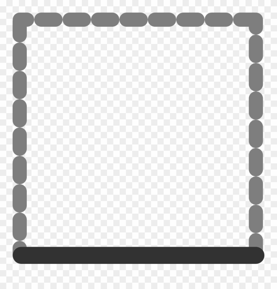 Bottom Border Dotted Highlighted Png Image Clipart