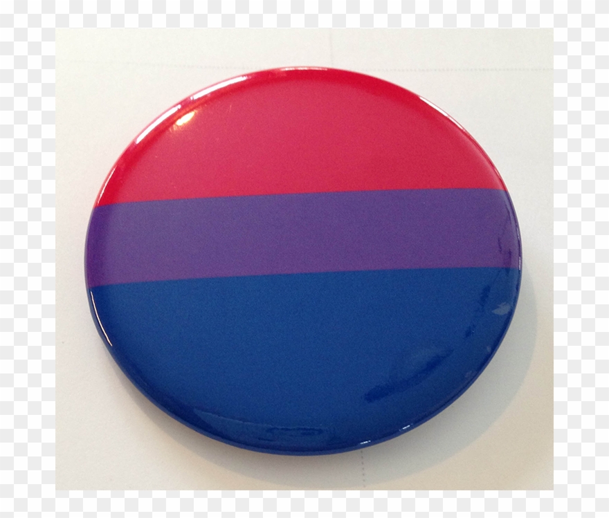 Rep Your Bisexual Pride With This Shiny Pin Clipart
