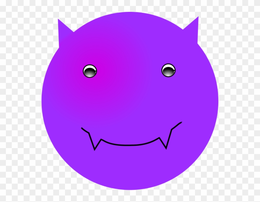 Devil Smiley Face Clip Art N8 - Png Download