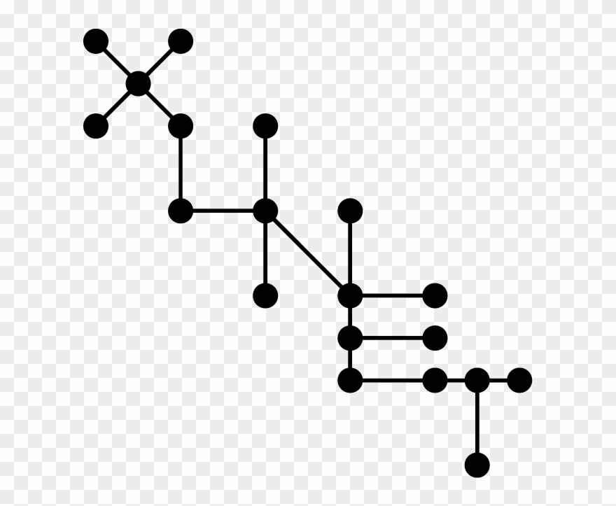 The Addition Of Nodes Emphasizes The Network Element Clipart