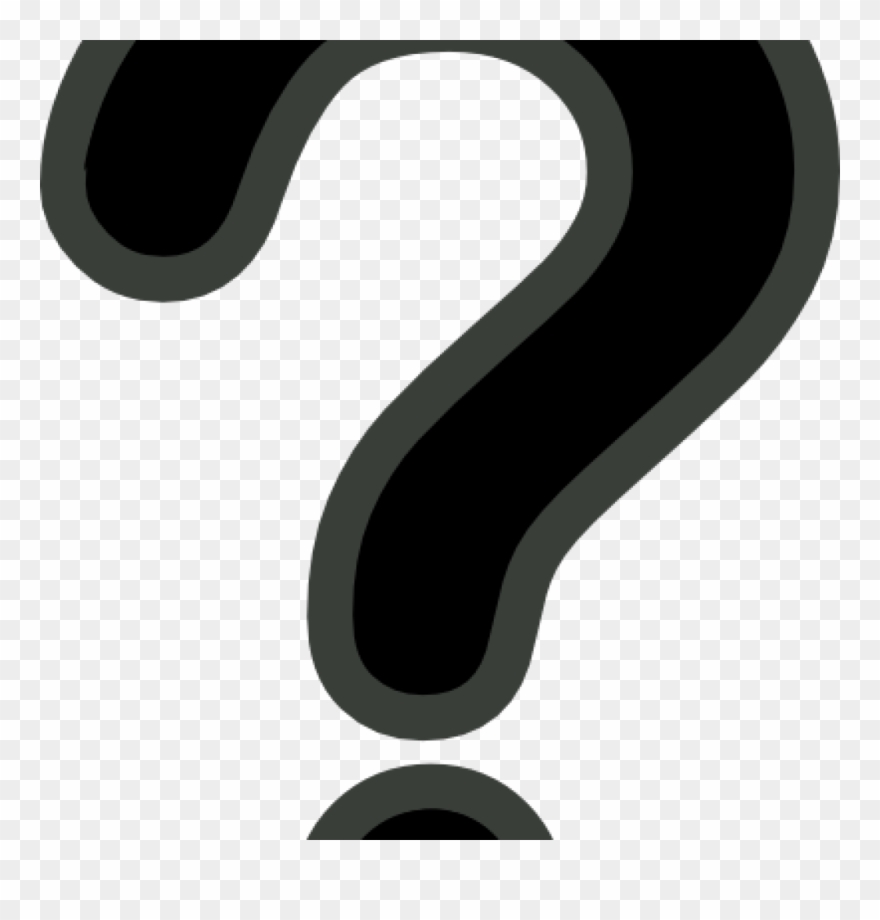 Question Mark Clipart Black And Grey Question Mark - Png Download