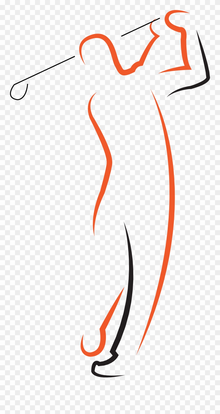 Golfing Clipart Golf Lesson - Png Download