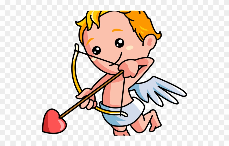 Cupid Clipart Moon Fairy - Png Download