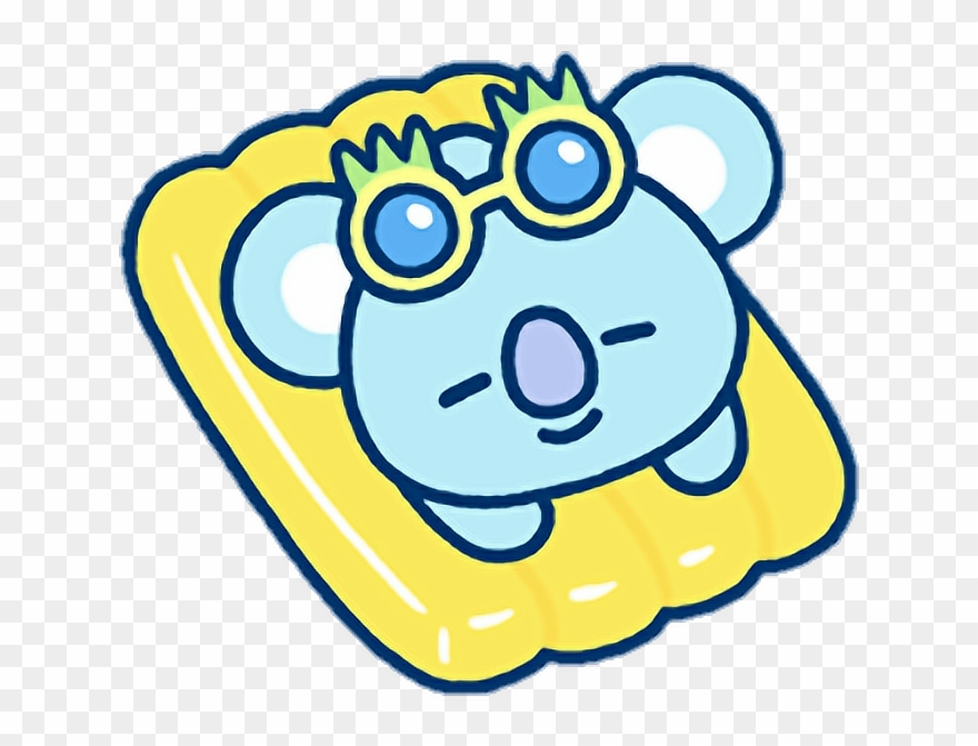 Sleeping Bt Swimming Summer Colorful Sea Clipart