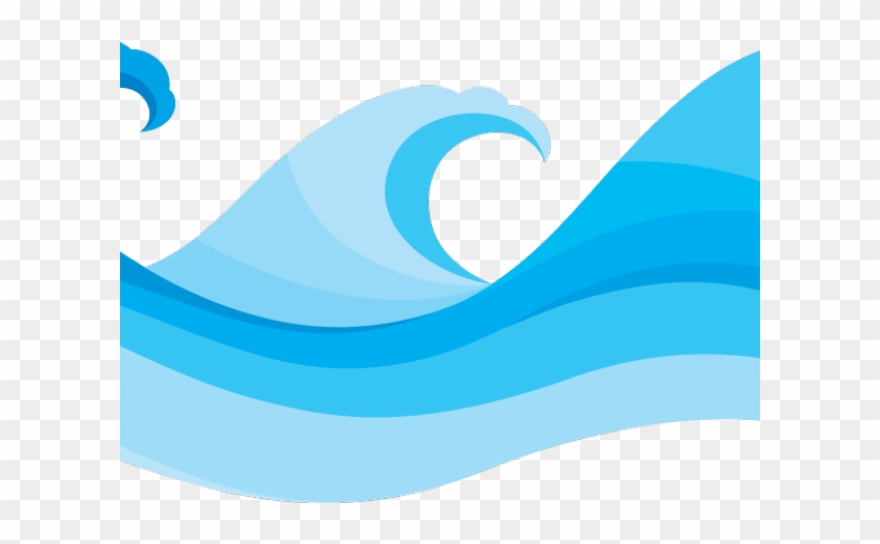 Wave Clipart Swimming - Png Download