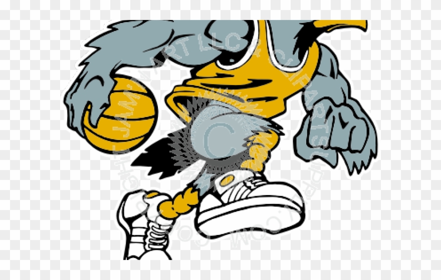 Eagle Clipart Basketball - Png Download