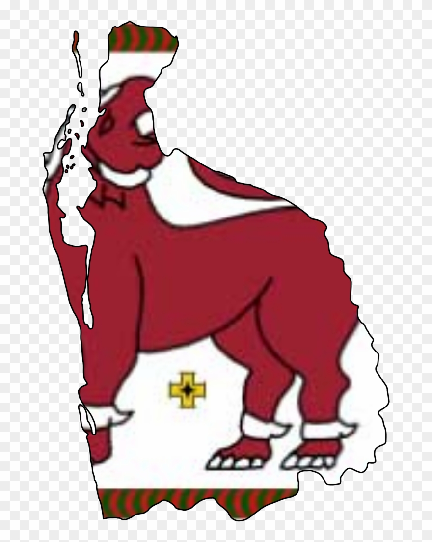 North Western Province Flag-map Clipart