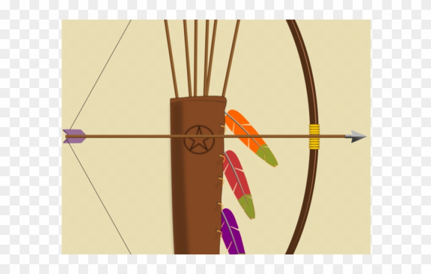 Native American Clipart Bow - Png Download