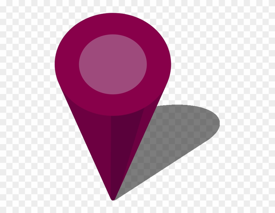 Simple Location Map Pin Icon3 Purple Free Vector Data Clipart