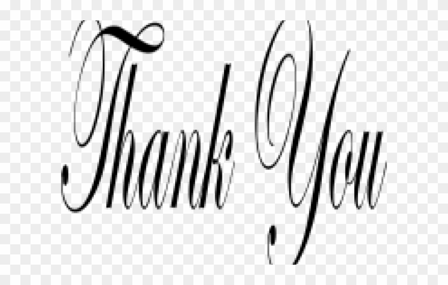 Thank You Clipart Transparent - Png Download