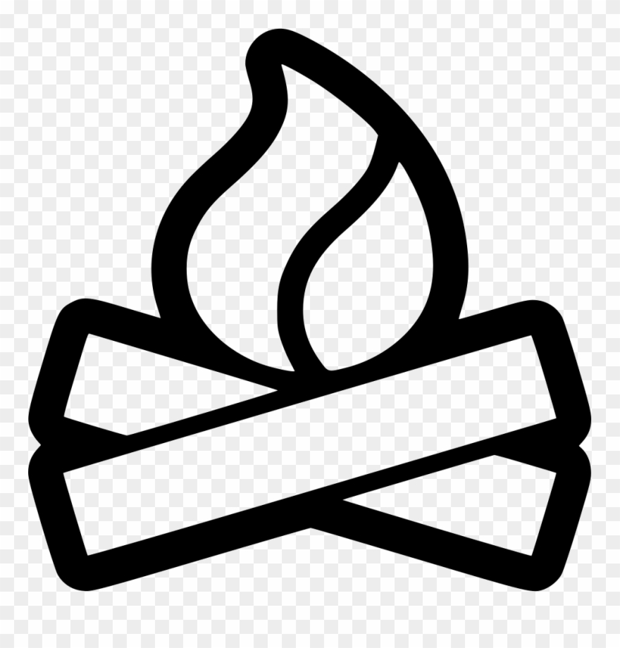 Drawn Campfire Svg Clipart