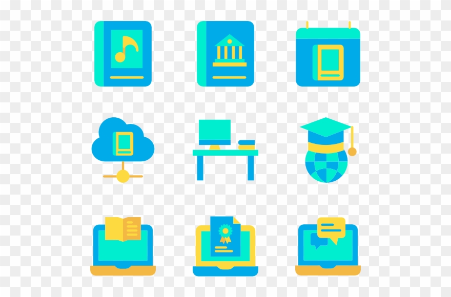 Online Learning Clipart