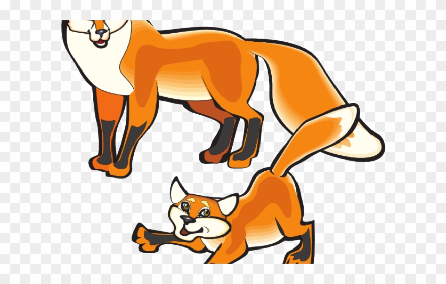 Red Fox Clipart Clip Art - Png Download