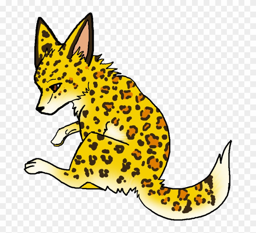 Leopard Clipart Fox - Png Download