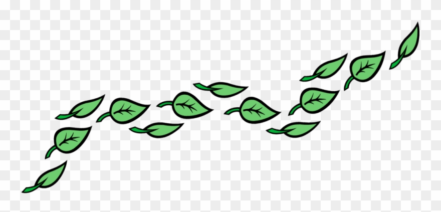 Leaves Clipart Wind - Png Download