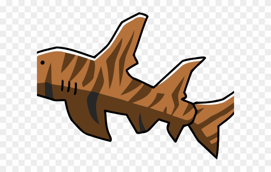 Great White Shark Clipart Scribblenauts - Png Download