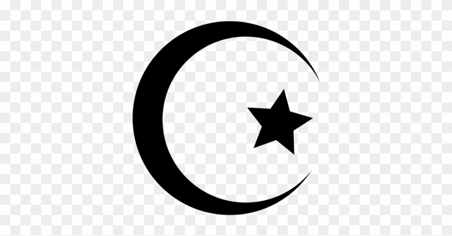 Star And Crescent Moon Symbol Star Polygons In Art Clipart