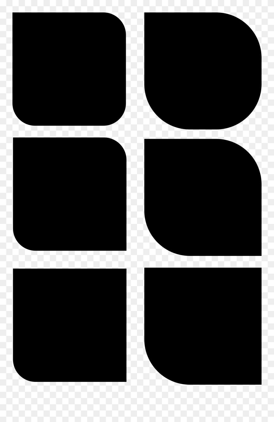 Set Of Eight Rounded Shapes Clip Art - Png Download