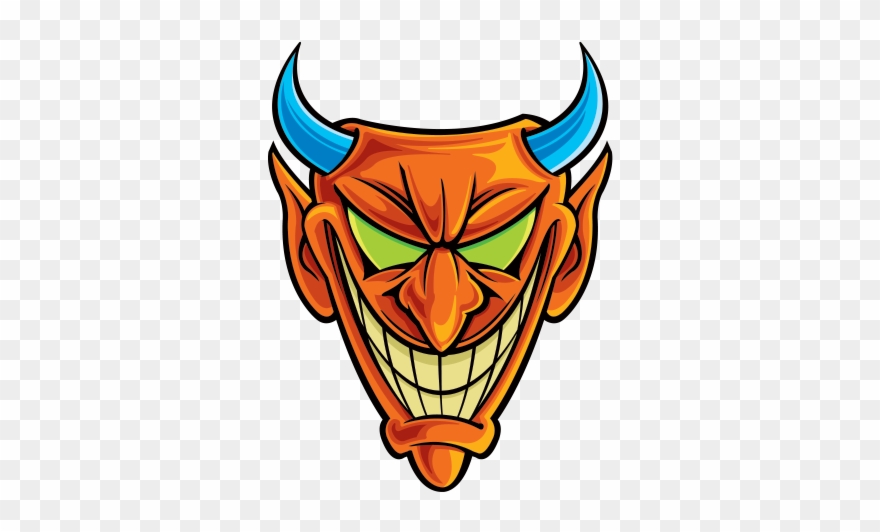 Evil Clipart Devil Head - Png Download