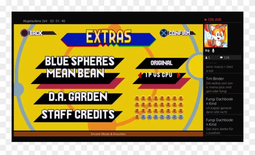 [german/deutsch]sonic Mania Plus Encore Mode Clipart