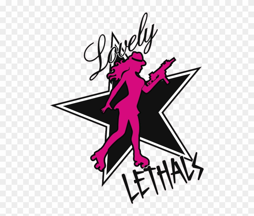 Lovely Lethals Womens Roller Derby Clipart