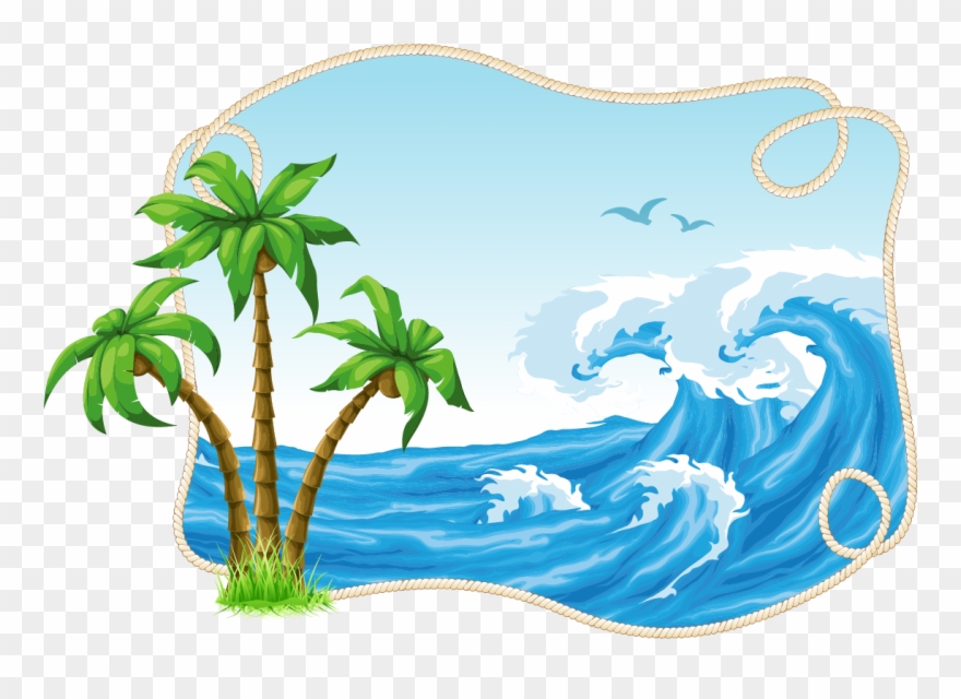 Coconut Tree Material Decorative Clipart