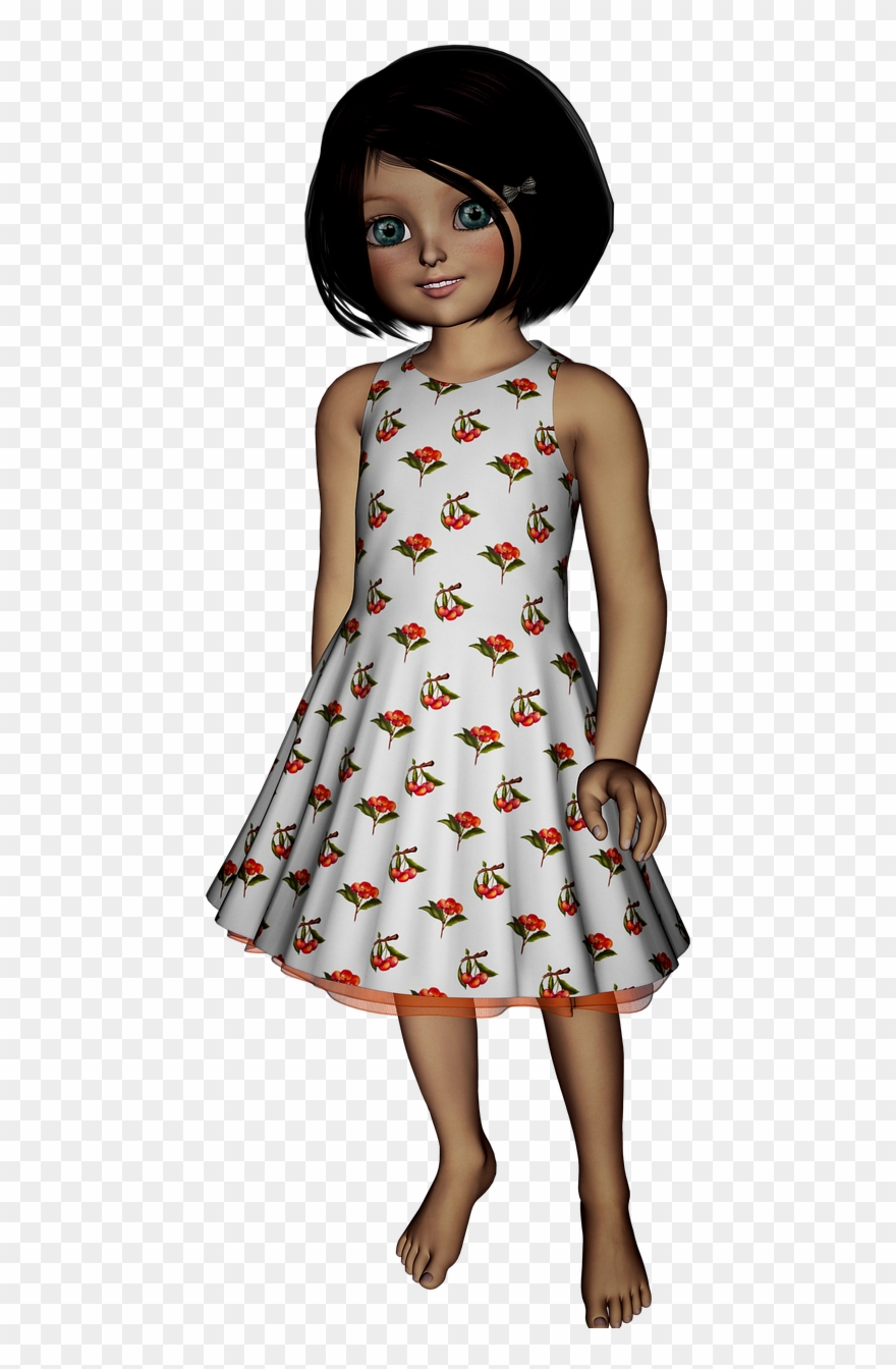 Girl Child Dress Human Face Png Image Clipart