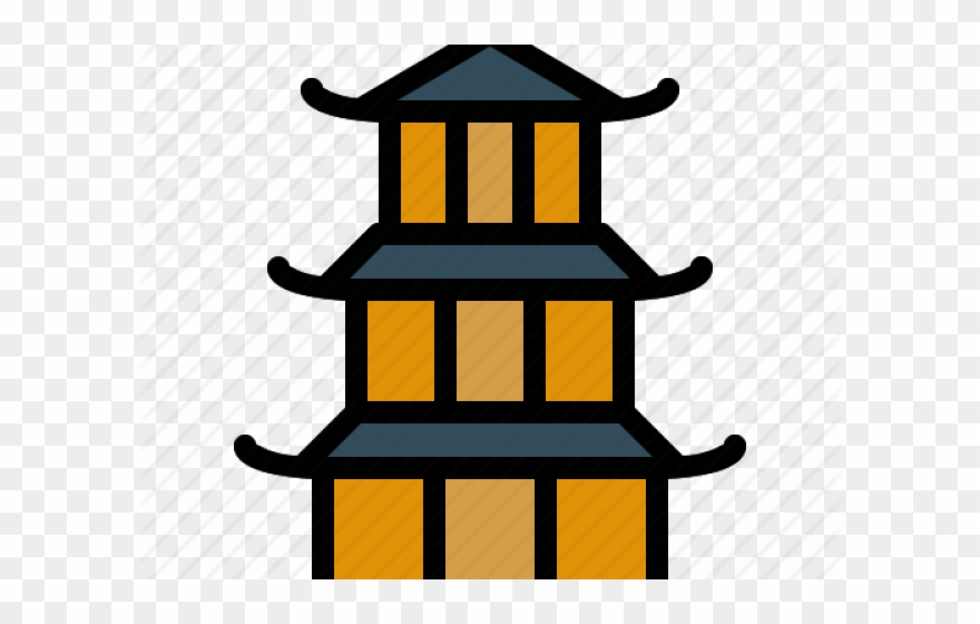 Pagoda Clipart Japan Temple - Png Download