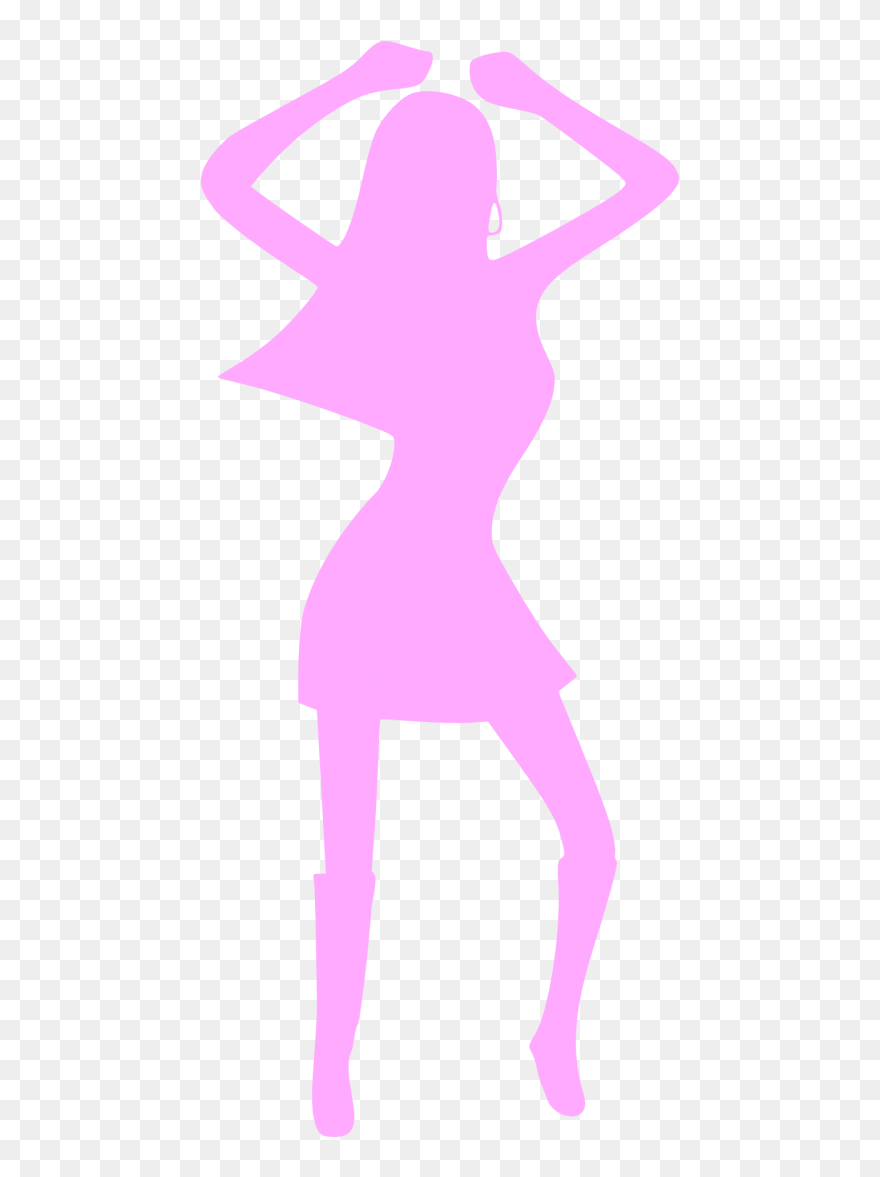 Disco Dancing Silhouettes Clipart