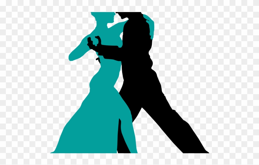 Silhouettes Clipart Ballroom Dancing - Dancing Couple Silhouette Png Transparent Png
