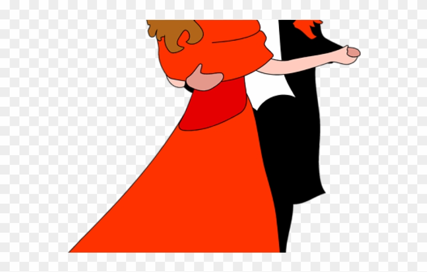 Silhouettes Clipart Ballroom Dancing - Custom Anniversary Throw Blanket - Png Download