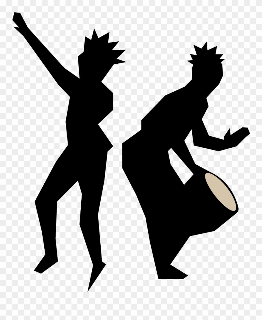 Clip Black And White Stock African Dancer Silhouette - Africa Silhouettes Png Transparent Png