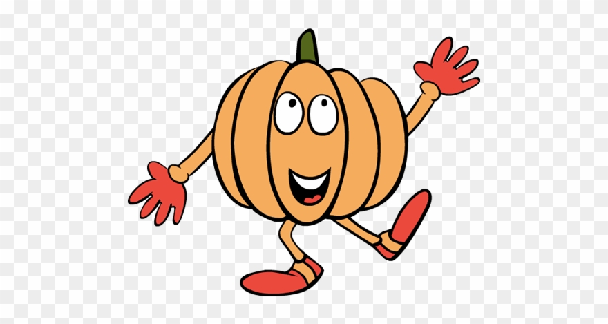 Dancing Clipart Cute - Dancing Pumpkin Clipart - Png Download
