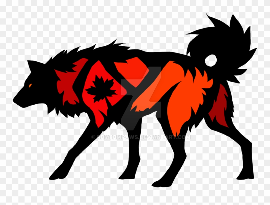 Logo For Rockin' Maples Alaskan Malamutes By Rhythmpaws - Logo Clipart