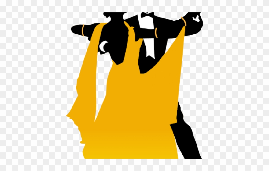 Dancing Clipart Social Dance - Silhouette Ballroom Dancers Png Transparent Png