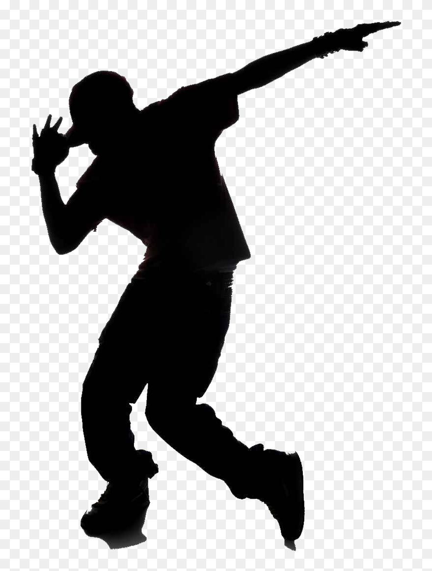 Hip Hop Dance Silhouette Clipart