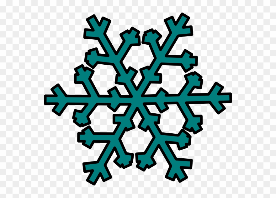 Snowflakes Clipart Teal - Transparent Background Red Snowflakes - Png Download