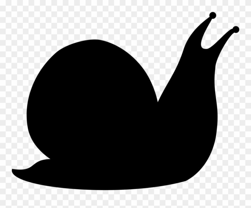 Snail Silhouette Animal Information - Snail Silhouette Clip Art - Png Download