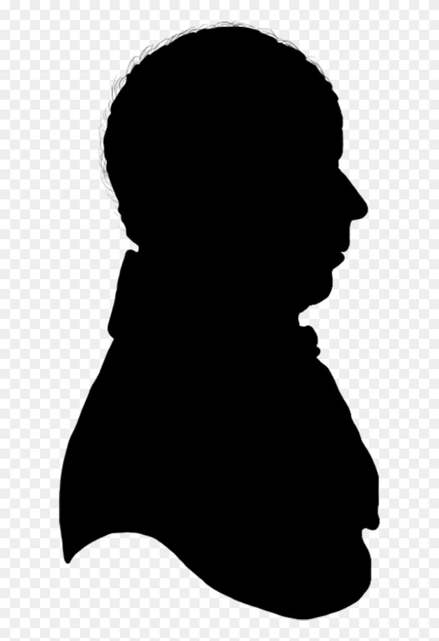 Victorian Silhouette Clipart - Krilin Vector Black And White - Png Download