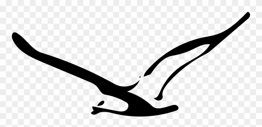 Download Clip Art Royalty Free Stock Swords Png Free - Seagull Transparent Black And White