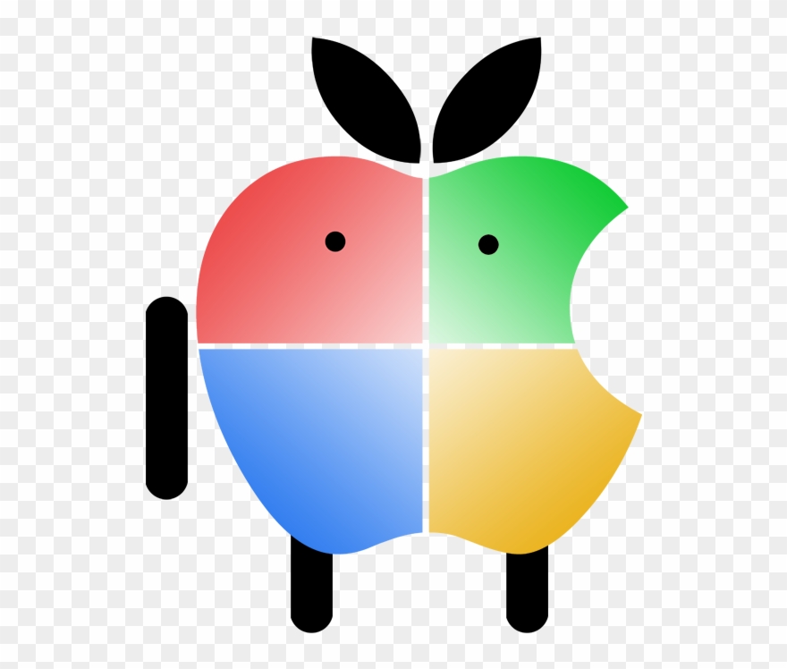 Boho Clipart - Apple And Windows Combined - Png Download