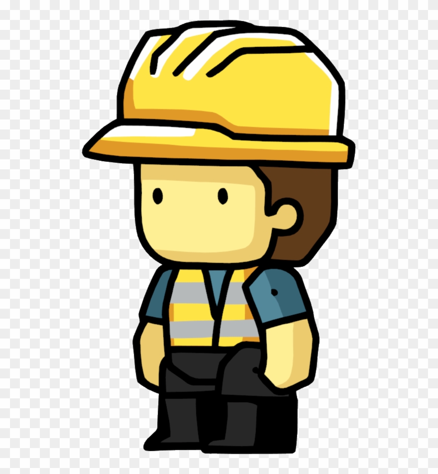 Construction Worker - Scribblenauts Wiki - Scribblenauts Worker Clipart