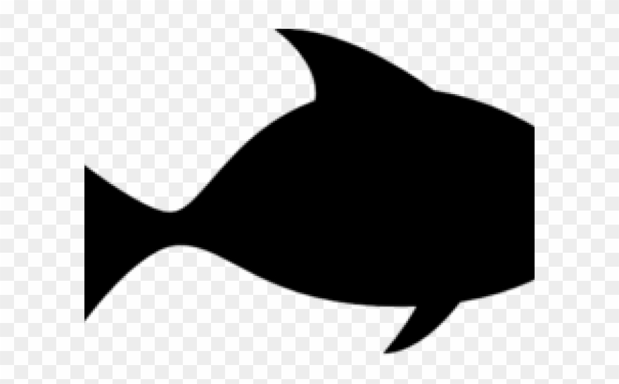 Seafood Clipart Silhouette - Cartilaginous Fish - Png Download