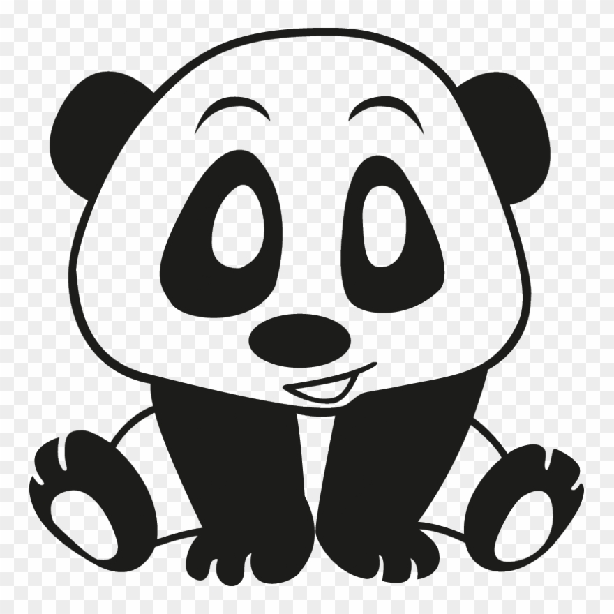Download Panda Stikers Clipart Giant Panda Sticker - Png Download