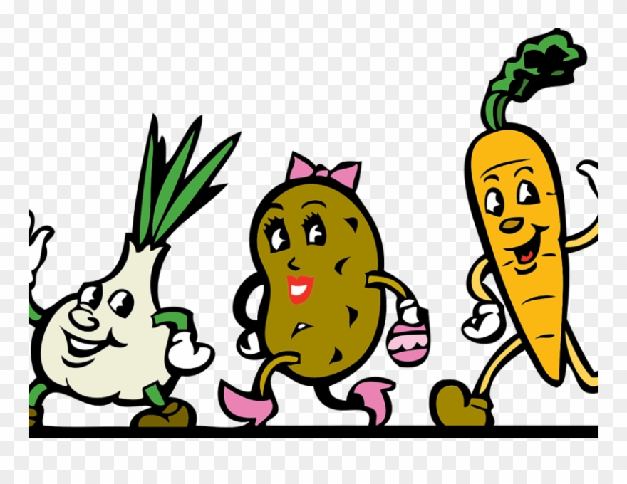 Healthy Food Clipart Wellness - Cute Vegetables Clipart Png Transparent Png