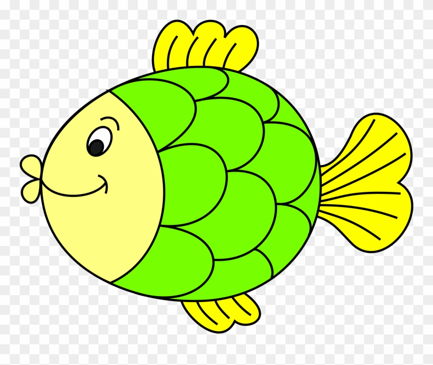 Clipart Fish Coloured Sand Casle Clipo Art Luggage - Png Download