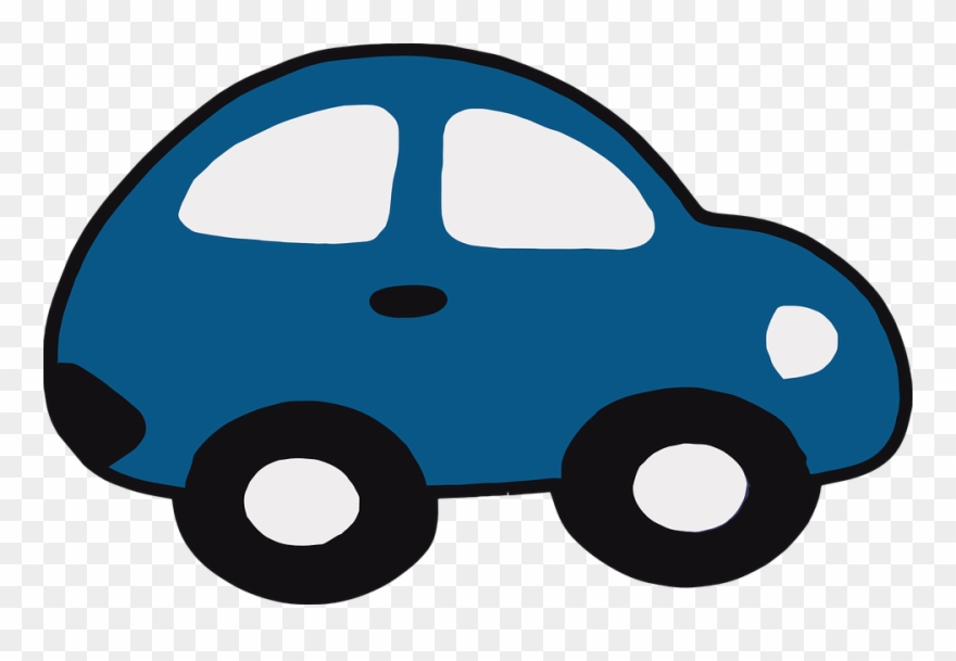 Car Toy Car Toy Fun Automobile Auto Play Blue - Oyuncak Araba Çizim Clipart