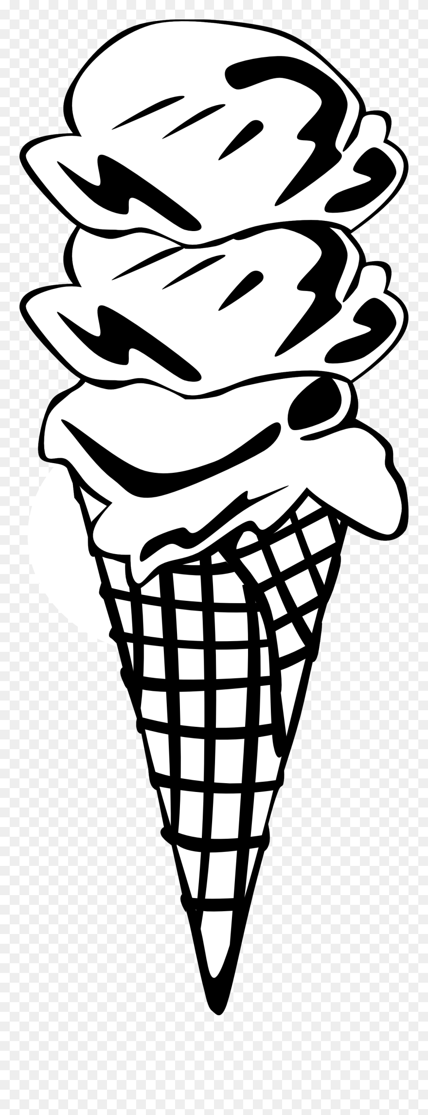 Net Clip Art Gerald G Ice Cream Cones Ff Menu 12 Svg - Ice Cream Cone Clip Art - Png Download